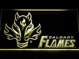 FREE Calgary Flames (2) LED Sign - Yellow - TheLedHeroes