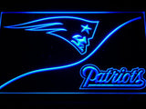 New England Patriots (3) LED Neon Sign Electrical - Blue - TheLedHeroes
