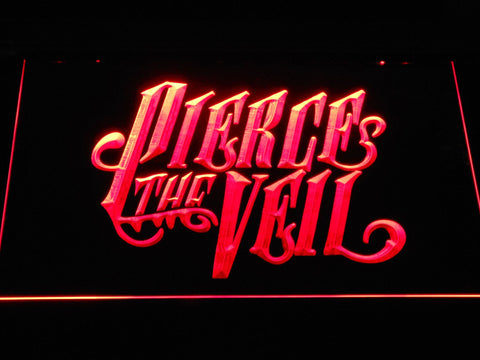 Pierce the Veil LED Neon Sign USB - Red - TheLedHeroes