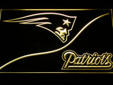 FREE New England Patriots (3) LED Sign - Yellow - TheLedHeroes