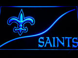 New Orleans Saints (4) LED Neon Sign USB - Blue - TheLedHeroes