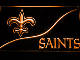 New Orleans Saints (4) LED Sign - Orange - TheLedHeroes