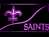 New Orleans Saints (4) LED Neon Sign USB - Purple - TheLedHeroes