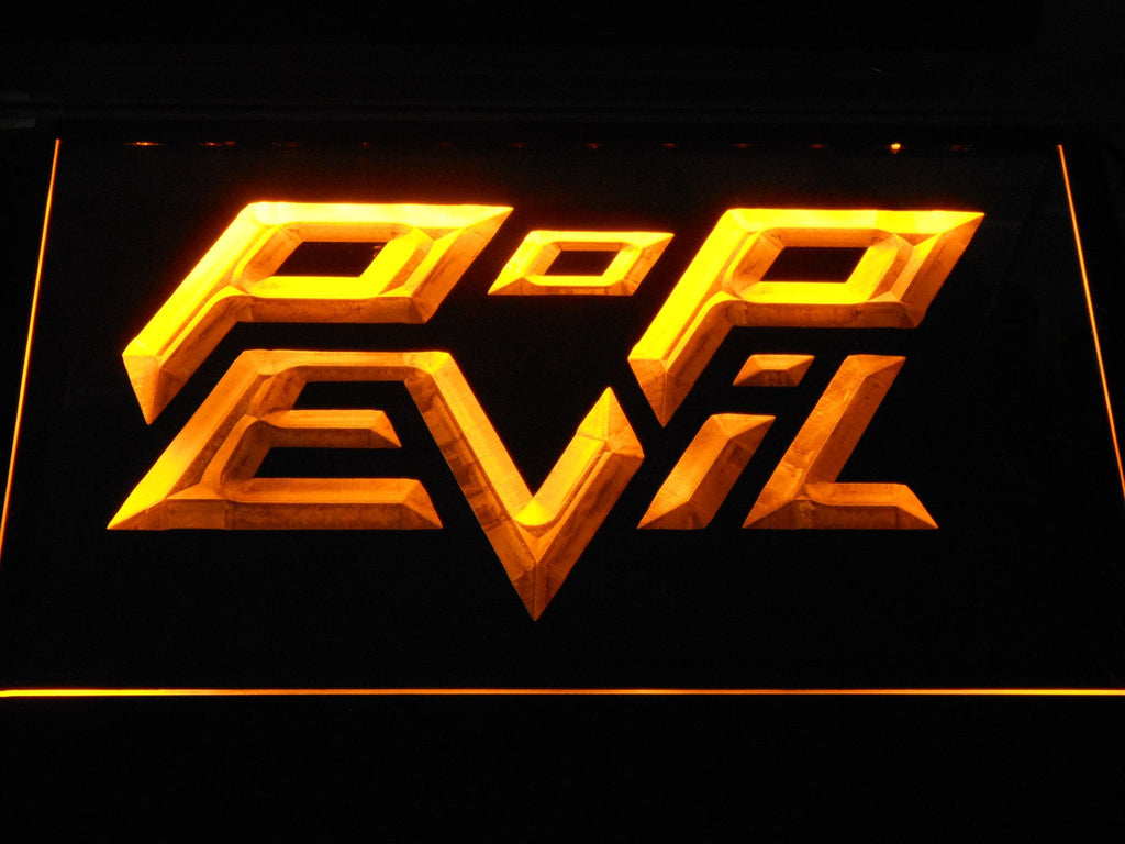Pop Evil LED Neon Sign USB - Yellow - TheLedHeroes