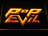 Pop Evil LED Neon Sign USB - Yellow - TheLedHeroes