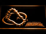 Colorado Avalanche (2) LED Neon Sign Electrical - Orange - TheLedHeroes