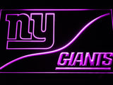New York Giants (4) LED Neon Sign USB - Purple - TheLedHeroes