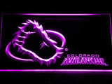 Colorado Avalanche (2) LED Neon Sign Electrical - Purple - TheLedHeroes