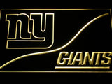 New York Giants (4) LED Neon Sign USB - Yellow - TheLedHeroes