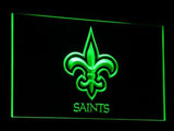 New Orleans Saints LED Neon Sign USB - Green - TheLedHeroes