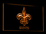 FREE New Orleans Saints LED Sign - Orange - TheLedHeroes