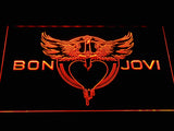 Bon Jovi (2) LED Neon Sign Electrical - Orange - TheLedHeroes