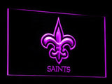 New Orleans Saints LED Neon Sign USB - Purple - TheLedHeroes