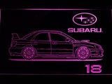 FREE Subaru 18 LED Sign - Purple - TheLedHeroes
