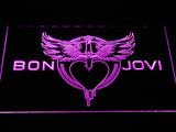 Bon Jovi (2) LED Neon Sign USB - Purple - TheLedHeroes