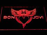 Bon Jovi (2) LED Neon Sign Electrical - Red - TheLedHeroes