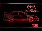 FREE Subaru 18 LED Sign - Red - TheLedHeroes