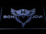 Bon Jovi (2) LED Neon Sign Electrical - White - TheLedHeroes