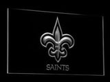New Orleans Saints LED Neon Sign USB - White - TheLedHeroes