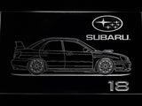 FREE Subaru 18 LED Sign - White - TheLedHeroes