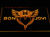 Bon Jovi (2) LED Neon Sign USB - Yellow - TheLedHeroes
