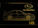 Subaru 18 LED Neon Sign Electrical - Yellow - TheLedHeroes