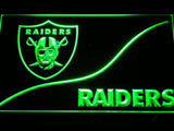 Oakland Raiders (3) LED Neon Sign Electrical - Green - TheLedHeroes