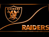 Oakland Raiders (3) LED Neon Sign USB - Orange - TheLedHeroes