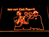 Red Hot Chili Peppers (2) LED Neon Sign USB - Orange - TheLedHeroes