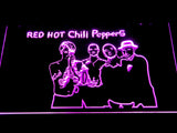 Red Hot Chili Peppers (2) LED Neon Sign USB - Purple - TheLedHeroes