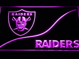 FREE Oakland Raiders (3) LED Sign - Purple - TheLedHeroes