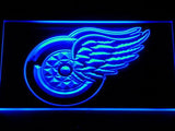 Detroit Red Wings (2) LED Neon Sign Electrical - Blue - TheLedHeroes