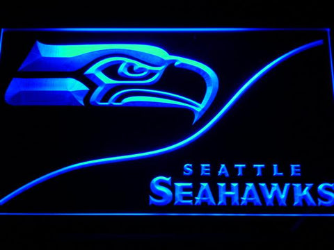 Seattle Seahawks (4) LED Neon Sign Electrical - Blue - TheLedHeroes