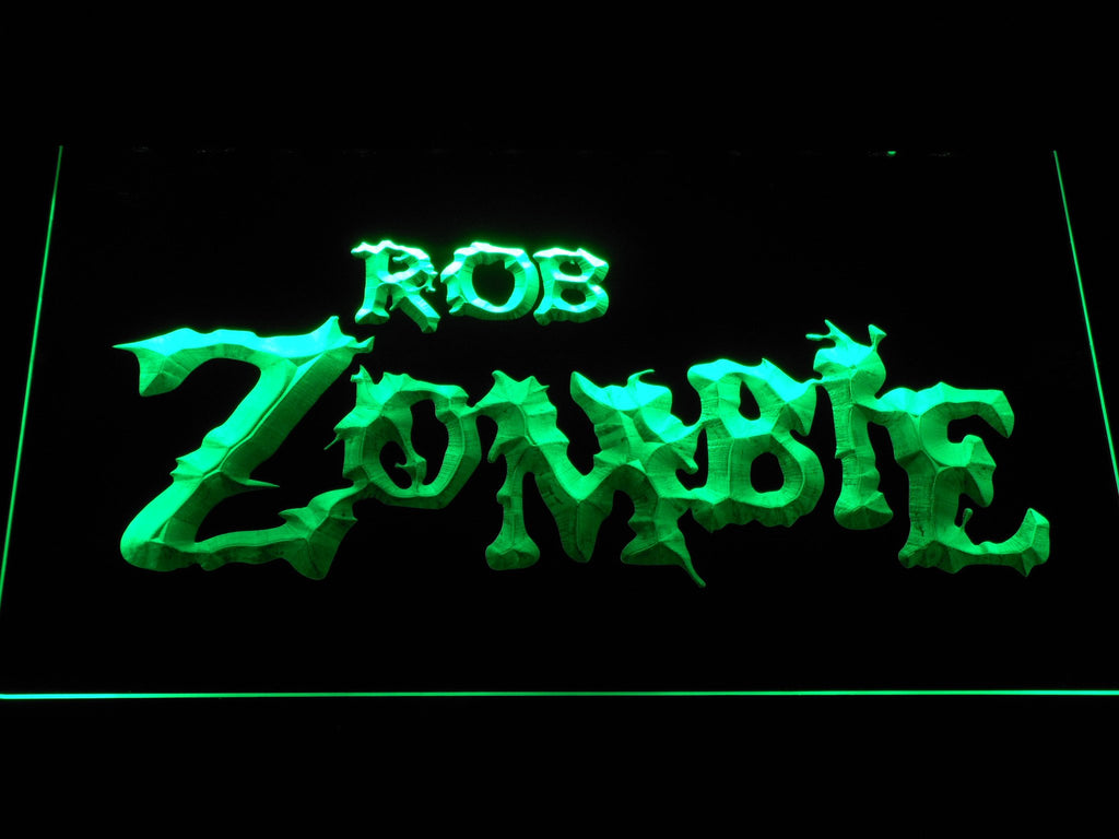 Rob Zombie LED Neon Sign USB - Green - TheLedHeroes