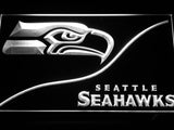 Seattle Seahawks (4) LED Neon Sign USB - White - TheLedHeroes