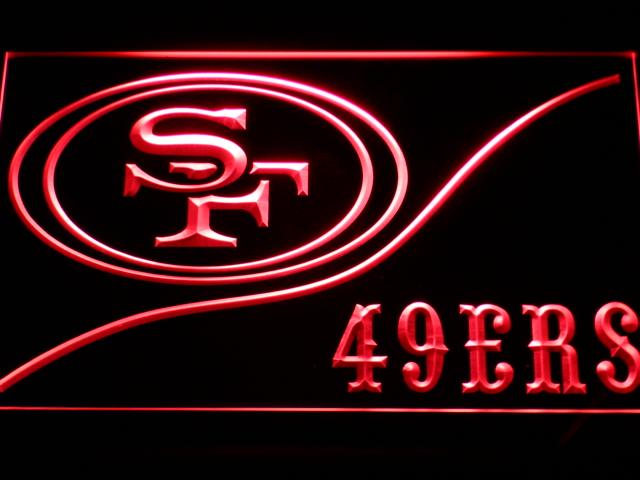 San Francisco 49ers (3) LED Neon Sign Electrical - Red - TheLedHeroes