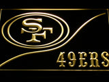 FREE San Francisco 49ers (3) LED Sign - Yellow - TheLedHeroes