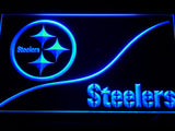 Pittsburgh Steelers (5) LED Neon Sign USB - Blue - TheLedHeroes