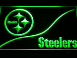 Pittsburgh Steelers (5) LED Neon Sign USB - Green - TheLedHeroes