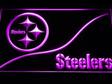 Pittsburgh Steelers (5) LED Neon Sign USB - Purple - TheLedHeroes