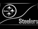 Pittsburgh Steelers (5) LED Neon Sign USB - White - TheLedHeroes