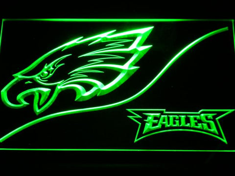 Philadelphia Eagles (4) LED Neon Sign USB - Green - TheLedHeroes
