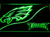 Philadelphia Eagles (4) LED Neon Sign Electrical - Green - TheLedHeroes