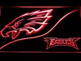 Philadelphia Eagles (4) LED Neon Sign USB - Red - TheLedHeroes