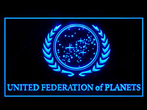 Star Trek United Federation of Planets LED Sign - Blue - TheLedHeroes