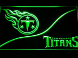 Tennessee Titans (3) LED Neon Sign USB - Green - TheLedHeroes