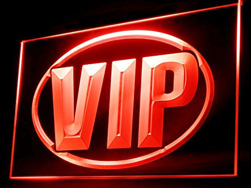 VIP LED Sign - Red - TheLedHeroes