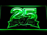New Jersey Devils 25th Anniversary LED Neon Sign USB - Green - TheLedHeroes