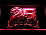 New Jersey Devils 25th Anniversary LED Neon Sign USB - Red - TheLedHeroes