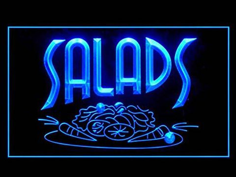 Salads LED Neon Sign USB - Blue - TheLedHeroes